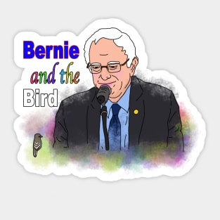 Bernie and the Bird Sticker